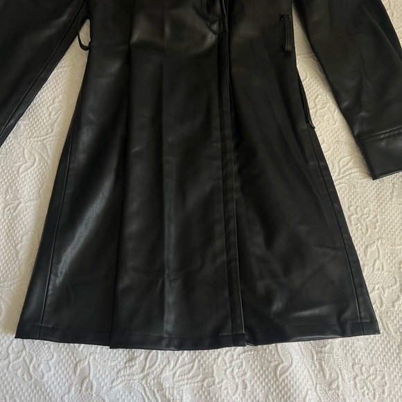 Zara Faux leather Black Dress - Picture 9 of 9